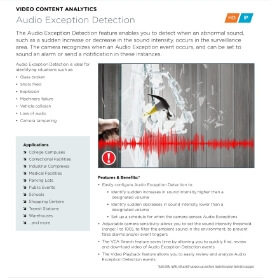 Audio Exception Detection in Atascadero,  CA